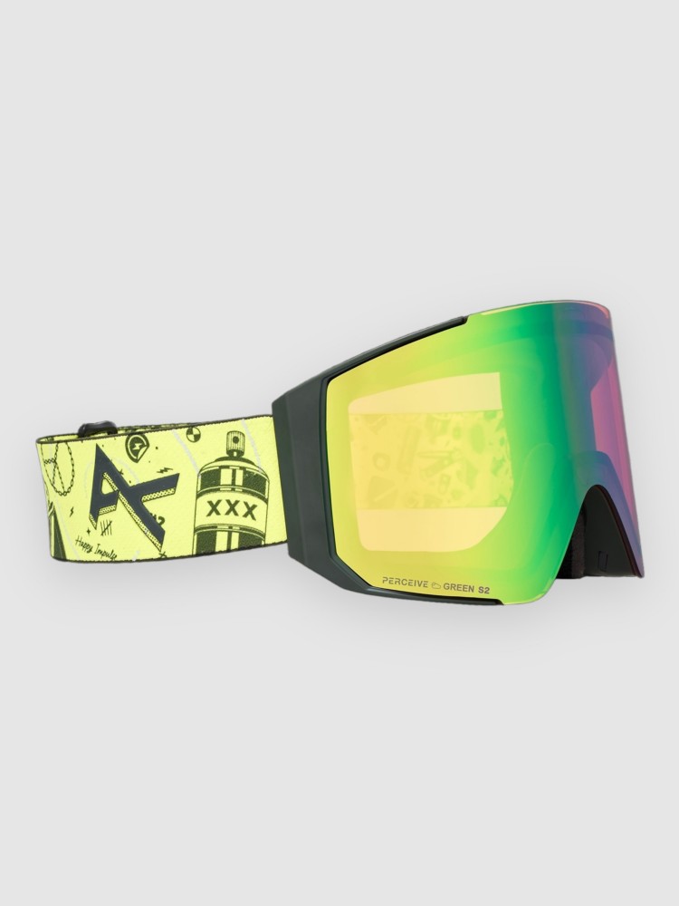 

Очки для сноуборда Anon Sync Wrlwd +Bonus Lens +Mfi Goggle, prvc vrbl grn