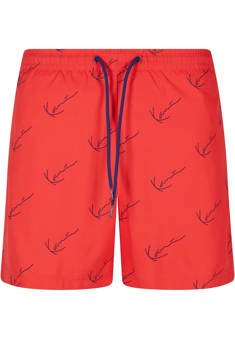 

Шорты для серфинга Karl Kani Swimming Trunks, красный