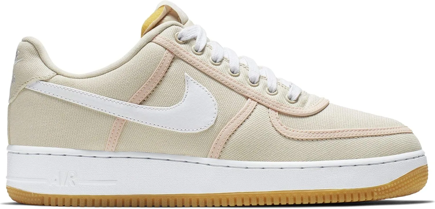 Мужские кроссовки Nike Air Force 1 '07 Premium, белый/малиновый/кремовый — фото 2