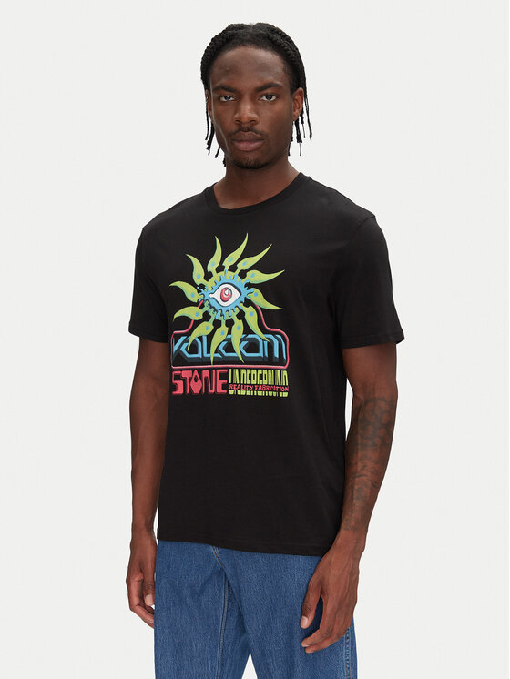

Свободная футболка Realityfab A3512555 Volcom, черный