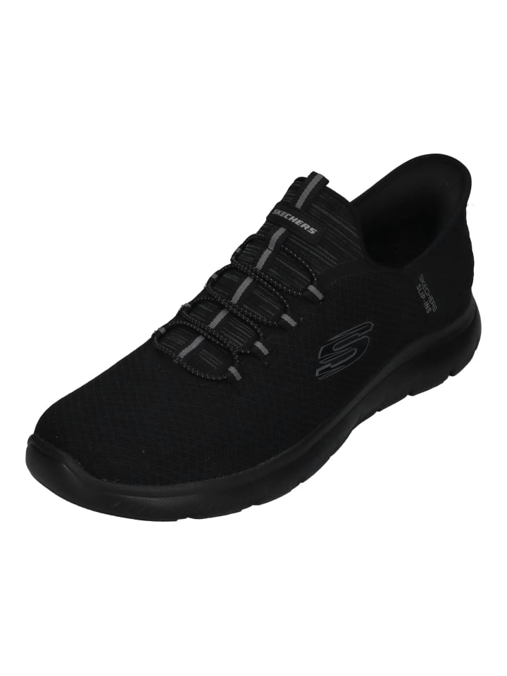 

Кроссовки на шнуровке Skechers, черный