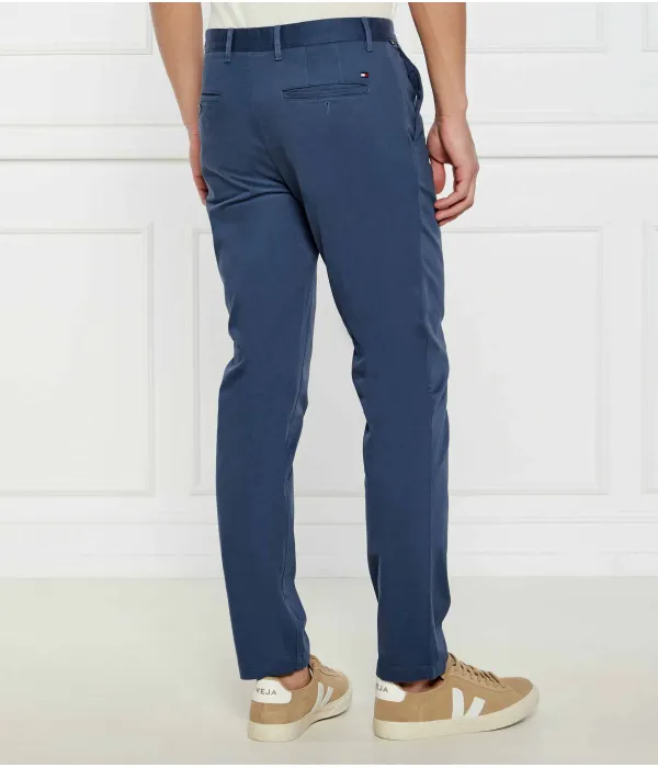 Брюки чинос Denton Regular fit Tommy Hilfiger, синий — фото 4