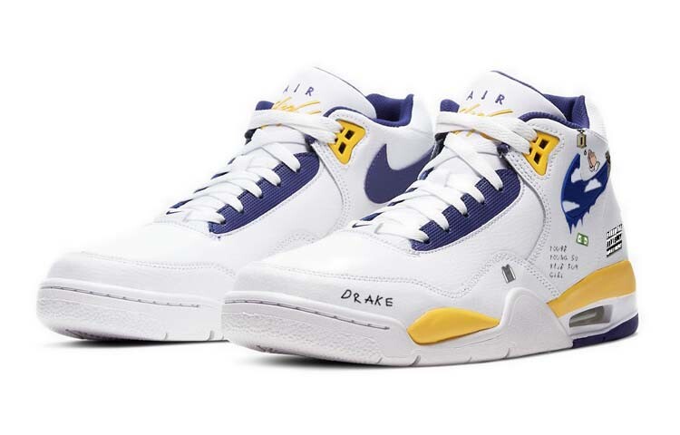 Мужские баскетбольные кроссовки Nike Flight Legacy Vintage, White — фото 3