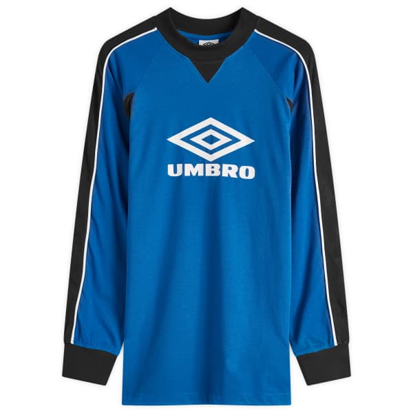 

Футболка с длинным рукавом и вставками Umbro, синий