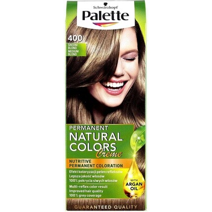 

Палитра Permanent Natural Colors Medium Blonde №400, Schwarzkopf