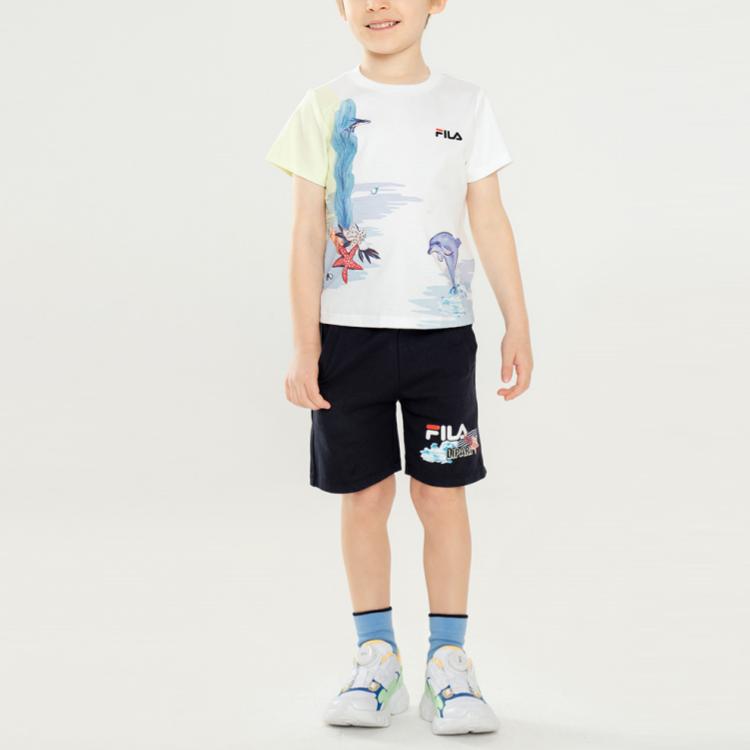 FILA KIDS Футболка Standard белая для детей 3-7 лет — фото 3