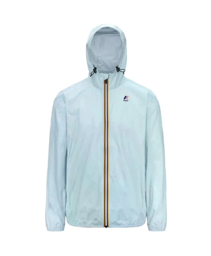 

Водонепроницаемая ветрозащитная куртка прозрачно-синего цвета K-Way, синий