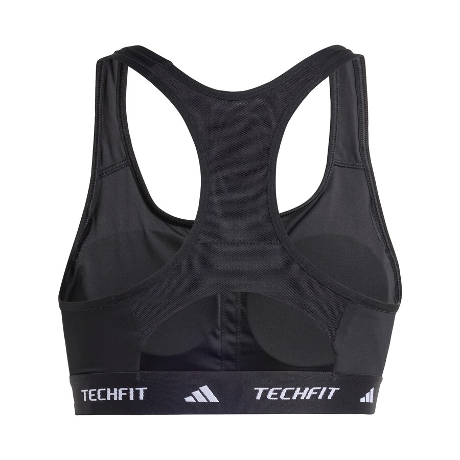 Спортивный бюстгальтер без косточек ADIDAS PERFORMANCE, черный — фото 3