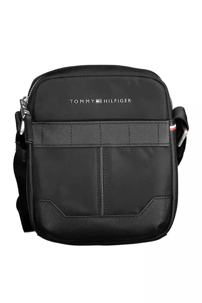 

Черная мужская сумка из полиэстера через плечо Tommy Hilfiger