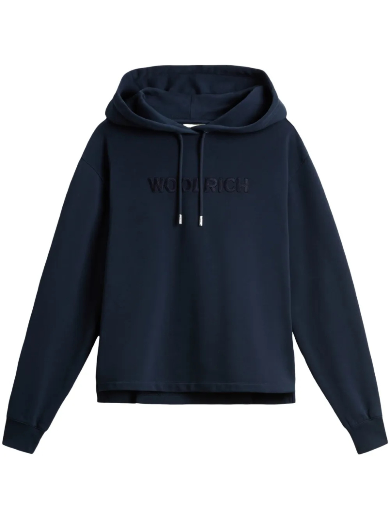 

Толстовка с капюшоном из хлопка Woolrich, синий