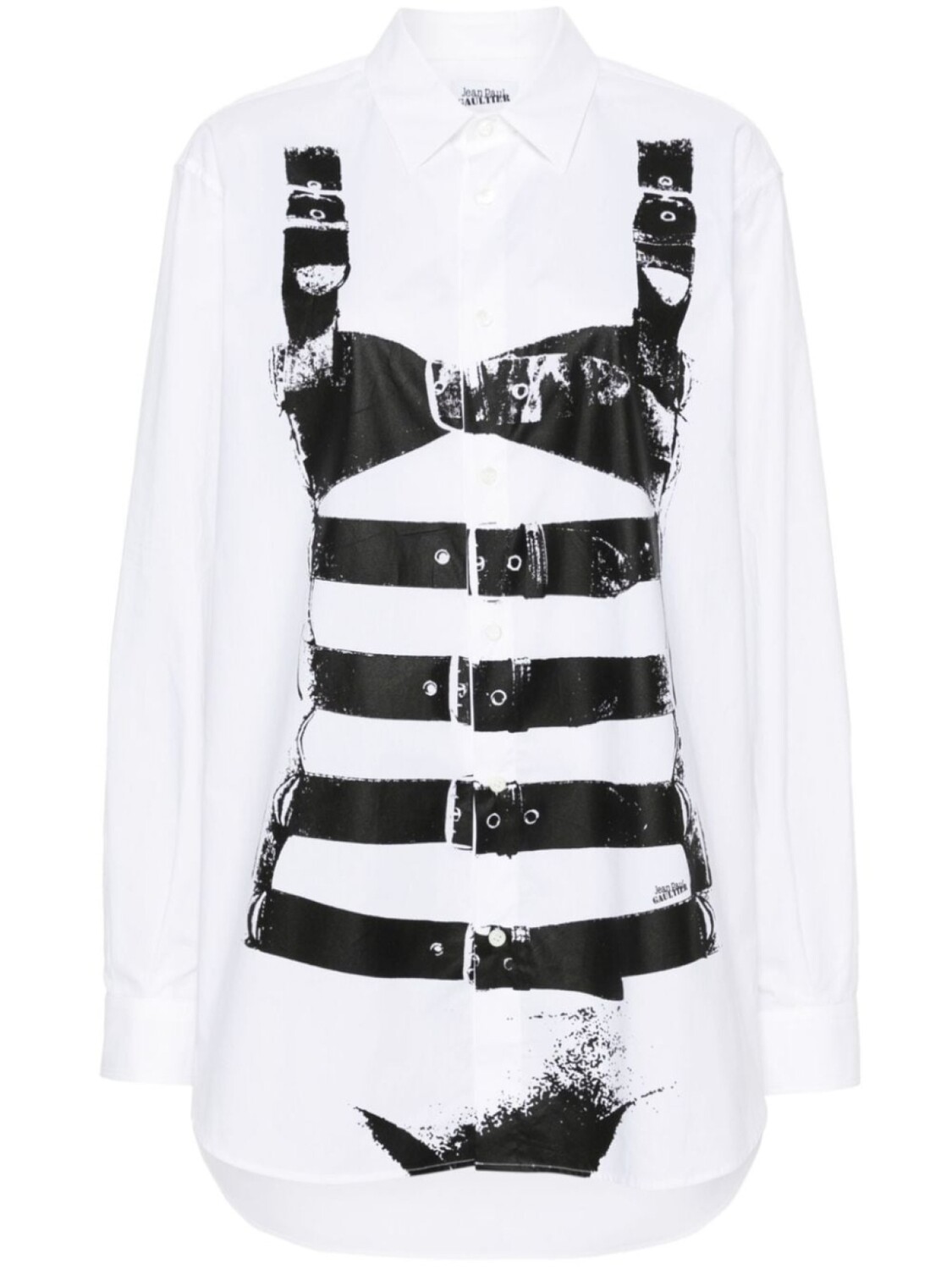 

Jean Paul Gaultier рубашка The Buckle Body, белый