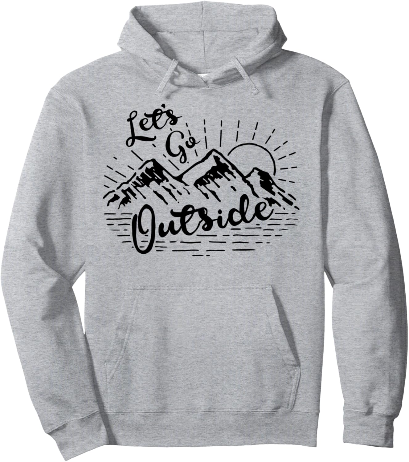 

Модная толстовка Lets Go Outside Sunny Mountains, серая Trendy Apparel, Серый, Модная толстовка Lets Go Outside Sunny Mountains, серая Trendy Apparel