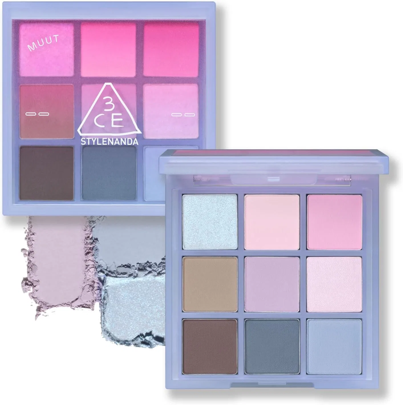 Палетка теней для век 3CE Multi Eye Color Palette O Chill Wave 9 цветов