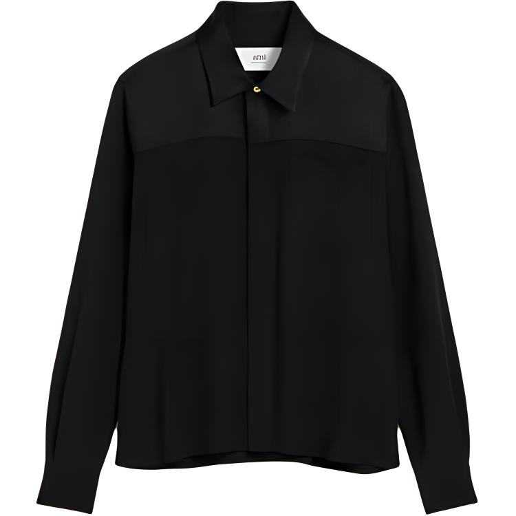 

Ami Paris Ami De Coeur рубашка с длинными рукавами AMIPARIS, черный