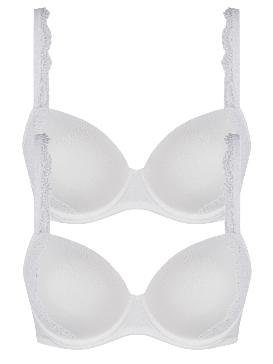

Бюстгальтер с косточками Nina von C. 2er Pack Schalen BH, цвет Weiss Weiss