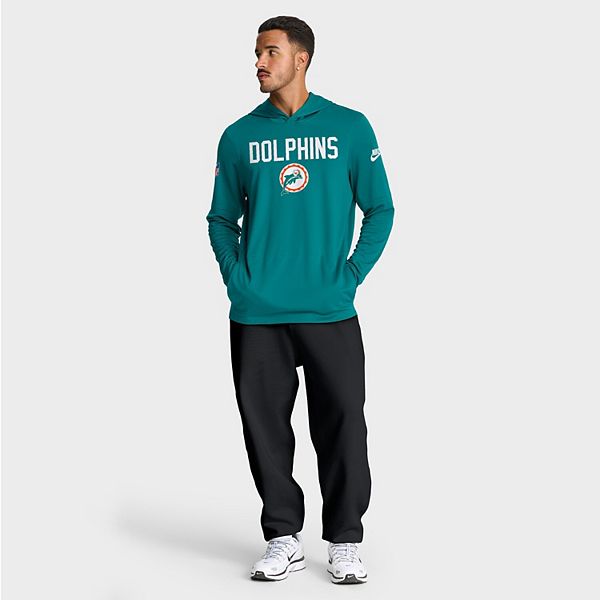 Мужская толстовка с длинным рукавом Miami Dolphins Big & Tall Alt Pack Dri-FIT Nike — фото 4