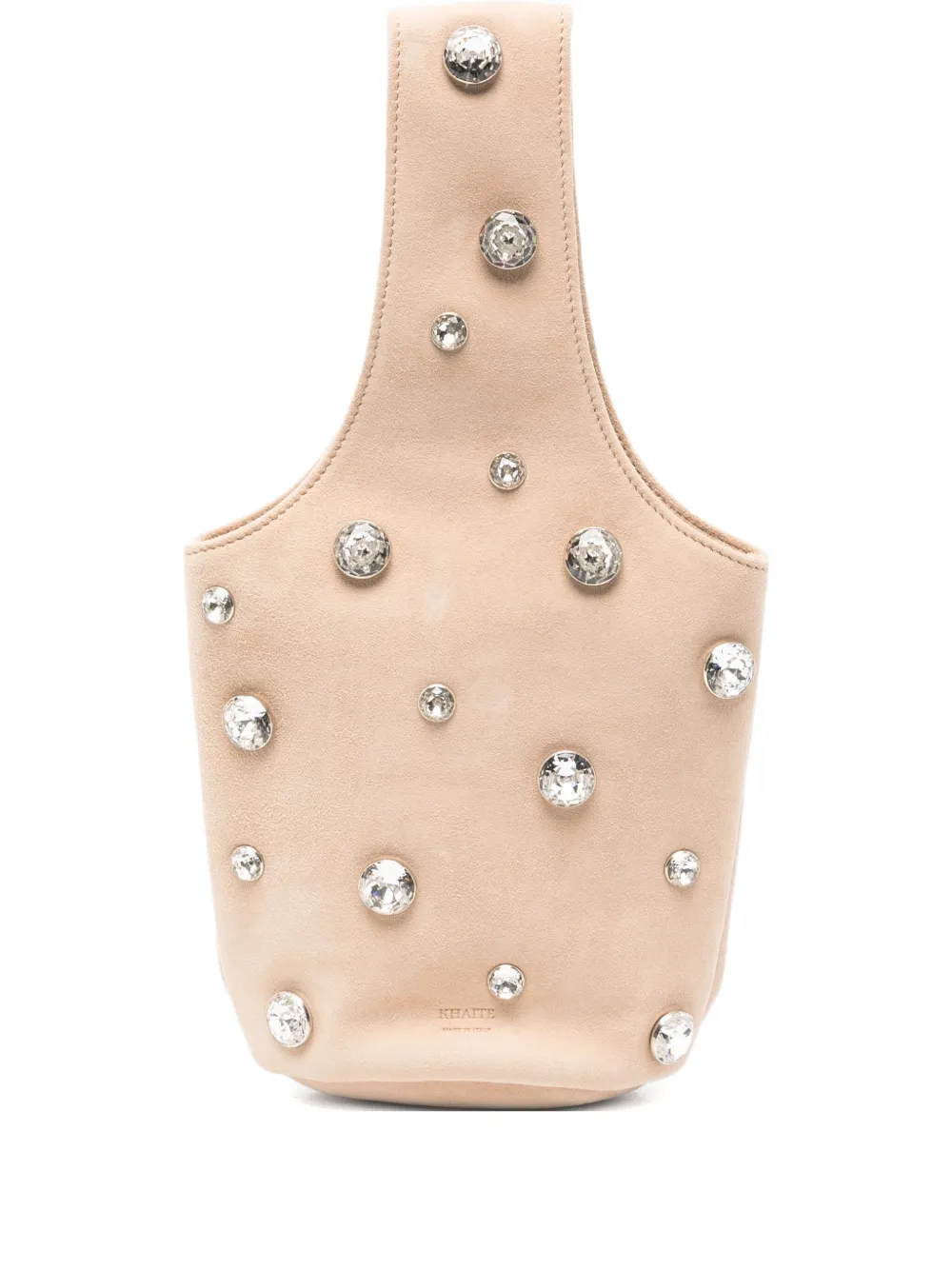 

Маленькая сумка-ведро Livia Khaite, светло-бежевый