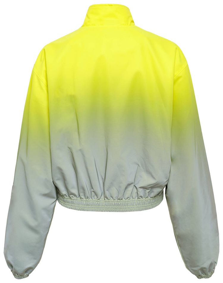 Спортивная куртка Alexander Wang Reflective Shrunken Track Jacket, серебряный — фото 2
