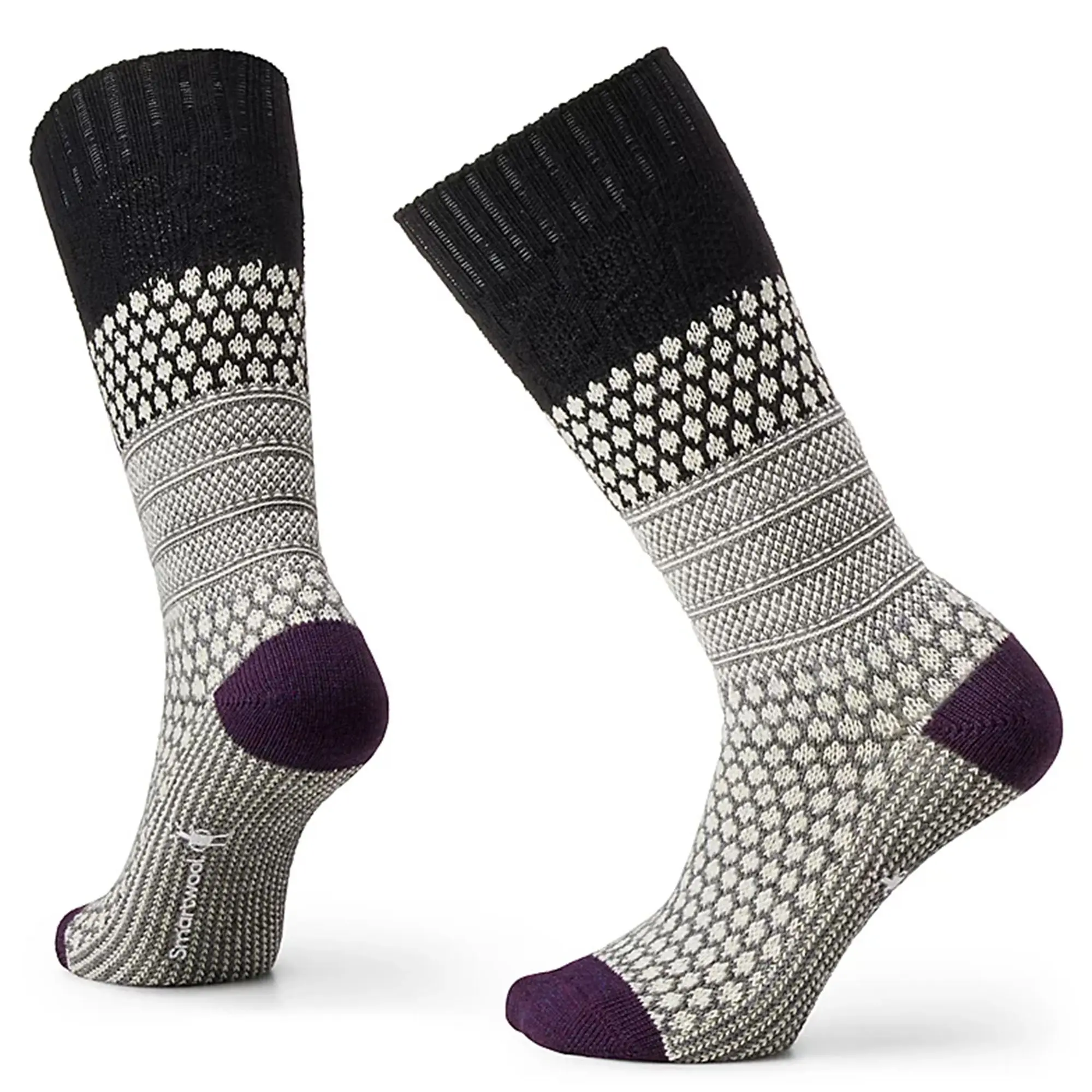 

Женские повседневные уютные носки с принтом Попкорн и косами. Smartwool, Black