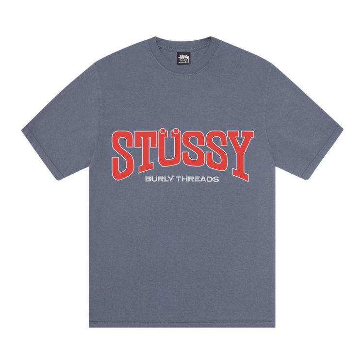 

Футболка Stussy Burly Threads Tee, синий