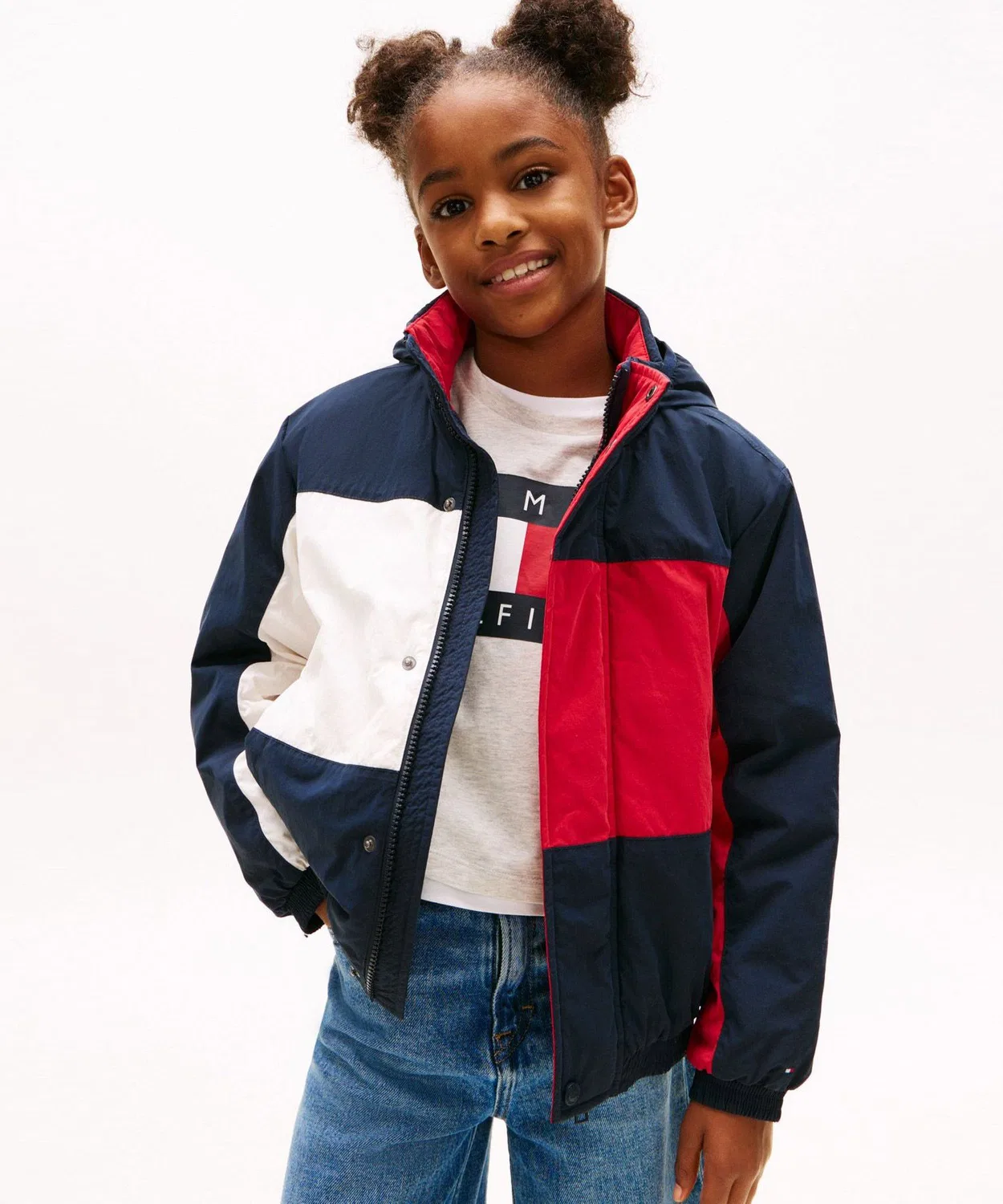 Детская куртка Heritage Flag Tommy Hilfiger мультиколор — фото 2
