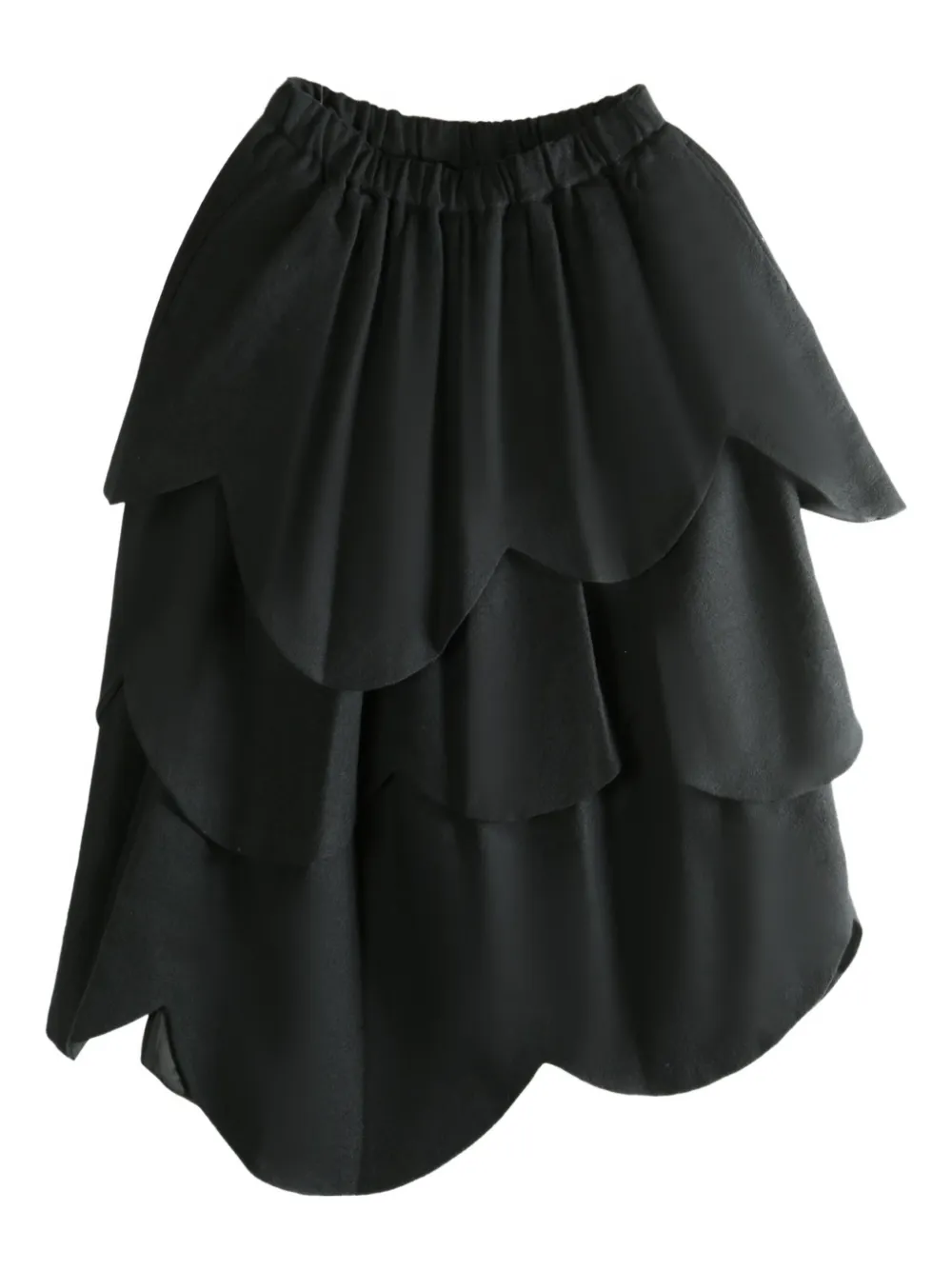 

Многослойная юбка с лепестками Noir Kei Ninomiya, черный