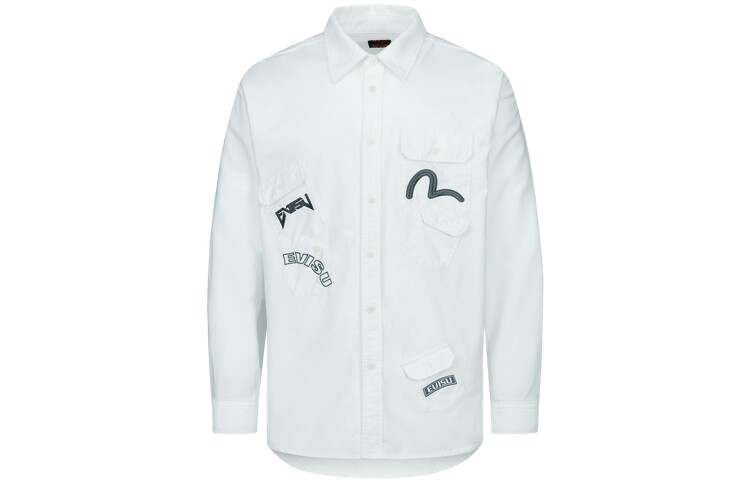 

Рубашка мужская белая Evisu, белый