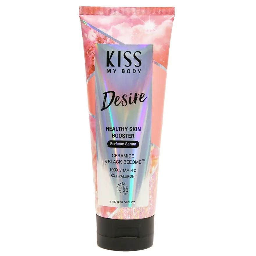 

Kiss My Body Парфюмированная сыворотка-бустер Healthy Skin Booster SPF30 PA+++ Desire 180 G. โลชั่นน้ำหอ, Orange