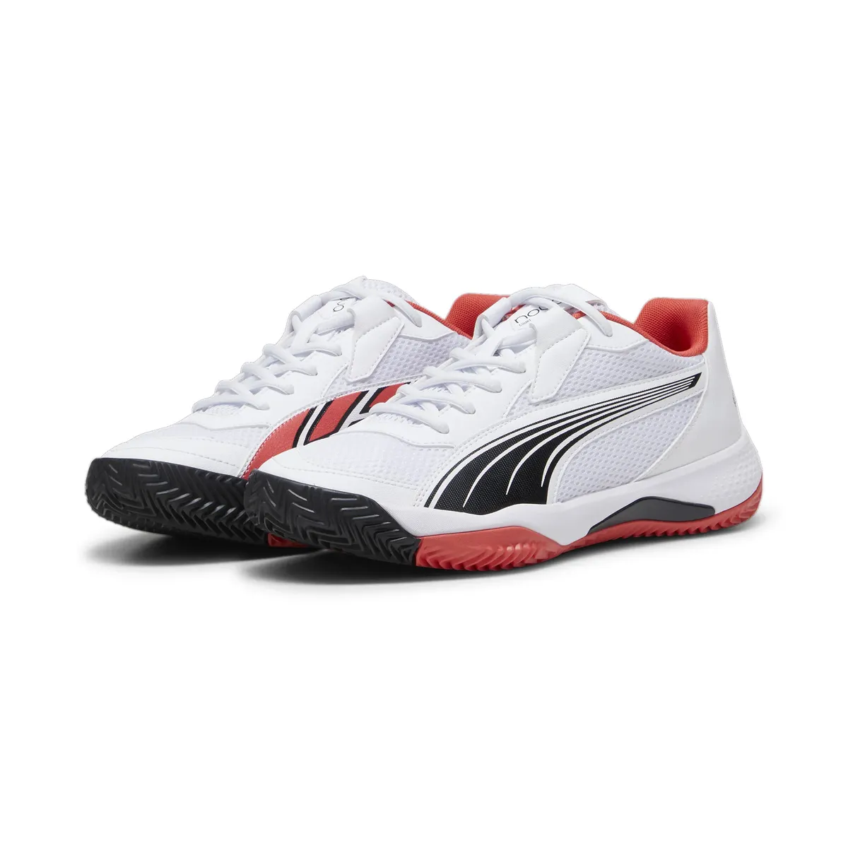 

Кроссовки PUMA "NOVA Court Padel Shoes Adults", цвет White Black Active Red