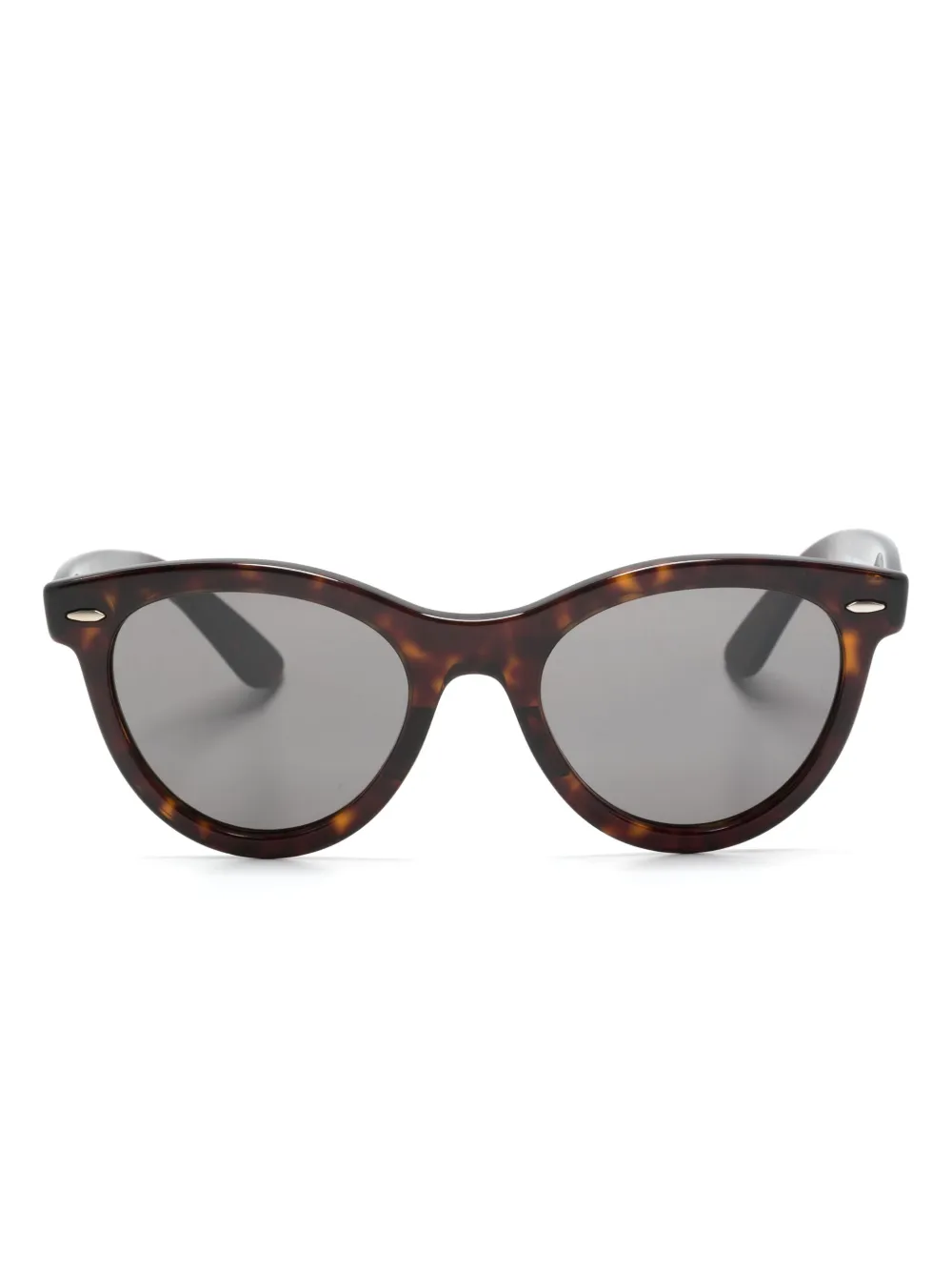 

Солнцезащитные очки Wayfarer Way в круглой оправе Ray-Ban, коричневый