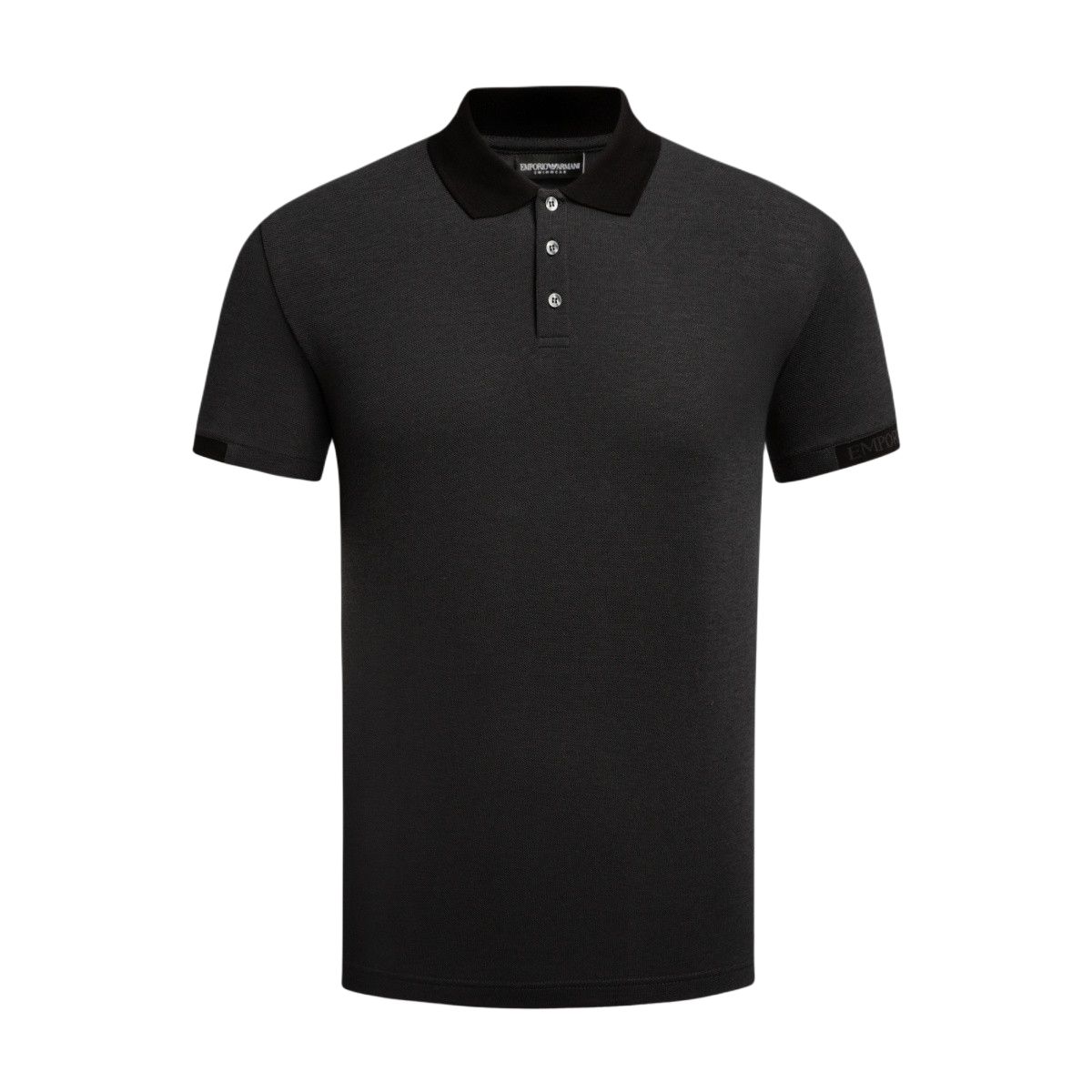 

Поло SS25 мужская EMPORIO ARMANI, черный