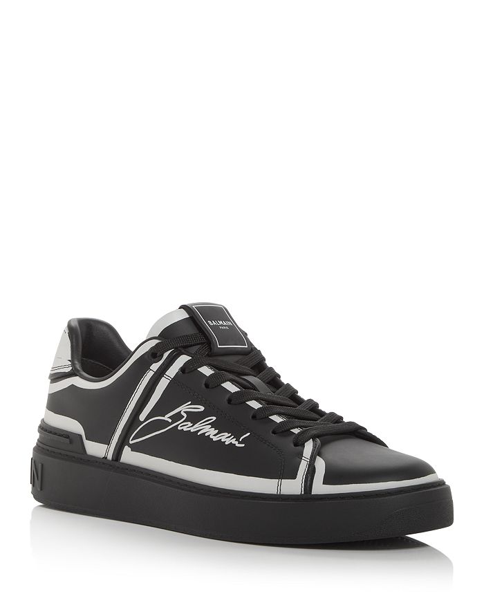 

Мужские низкие кроссовки B-Court Balmain, черный