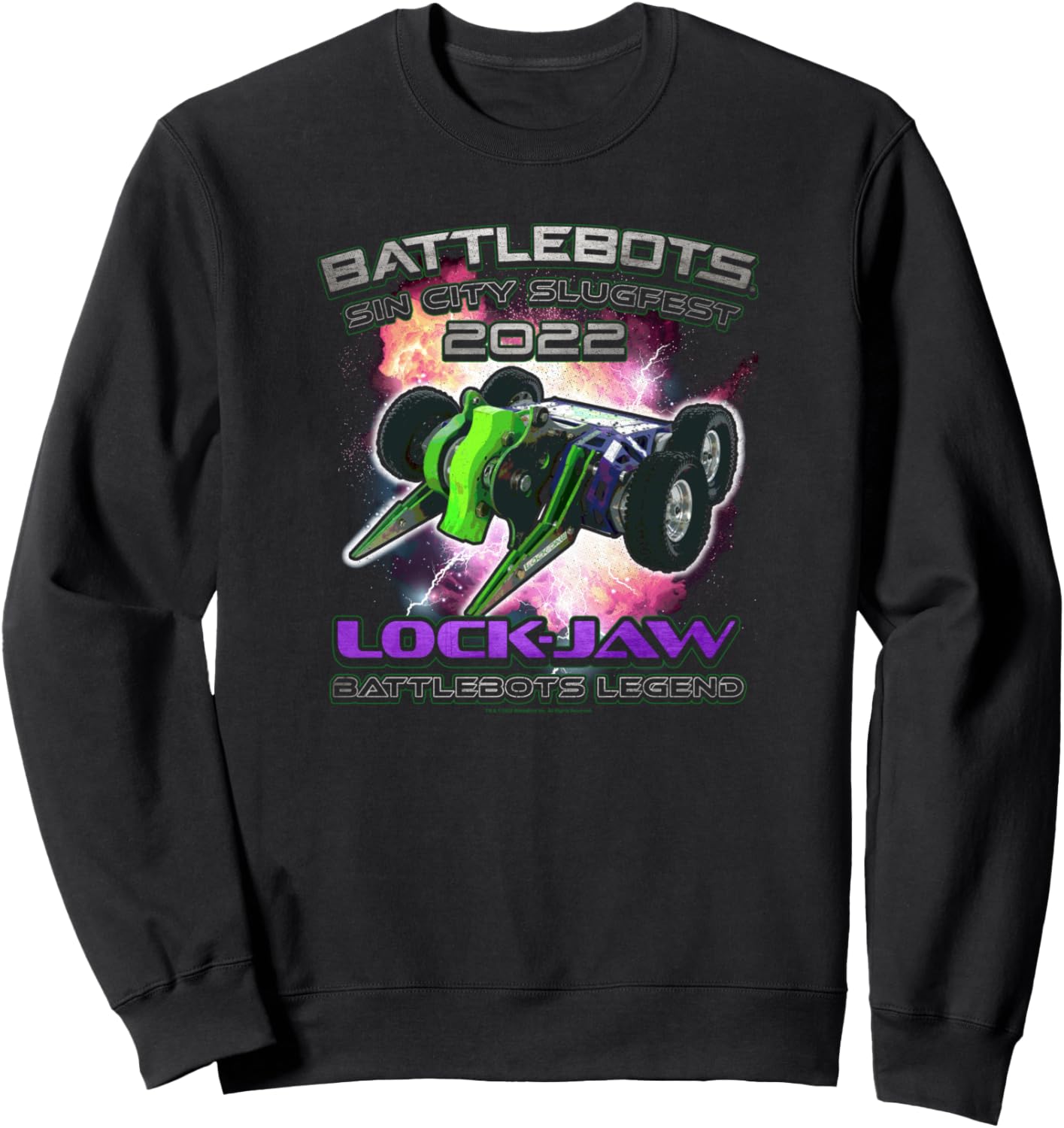 

Толстовка BattleBots Sin City Slugfest Lock-Jaw, черная, Черный, Толстовка BattleBots Sin City Slugfest Lock-Jaw, черная