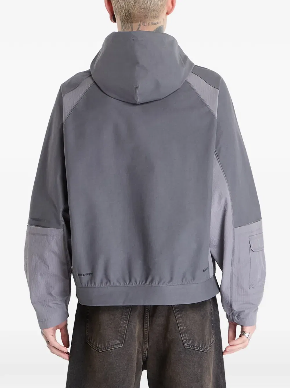 Худи Dri-fit shori Nike, серый — фото 2