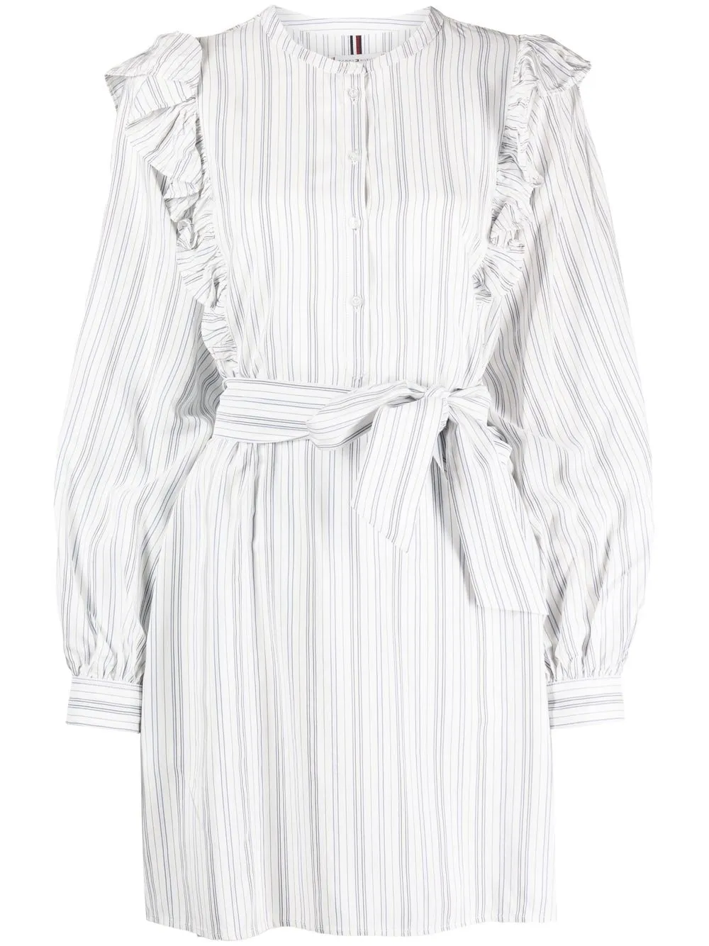 

Короткое платье с оборками Tommy Hilfiger, белый