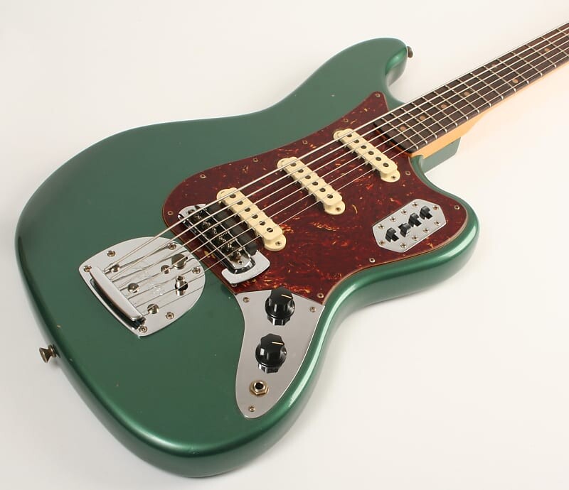 

Басс гитара Fender Custom Shop Bass VI Journeyman Relic with Rosewood Fingerboard Aged Sherwood Green Metallic CZ573201