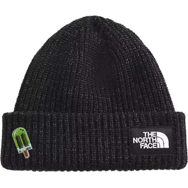 

THE NORTH FACE Полиэстеровая шапка унисекс черная, One Size Black Logo