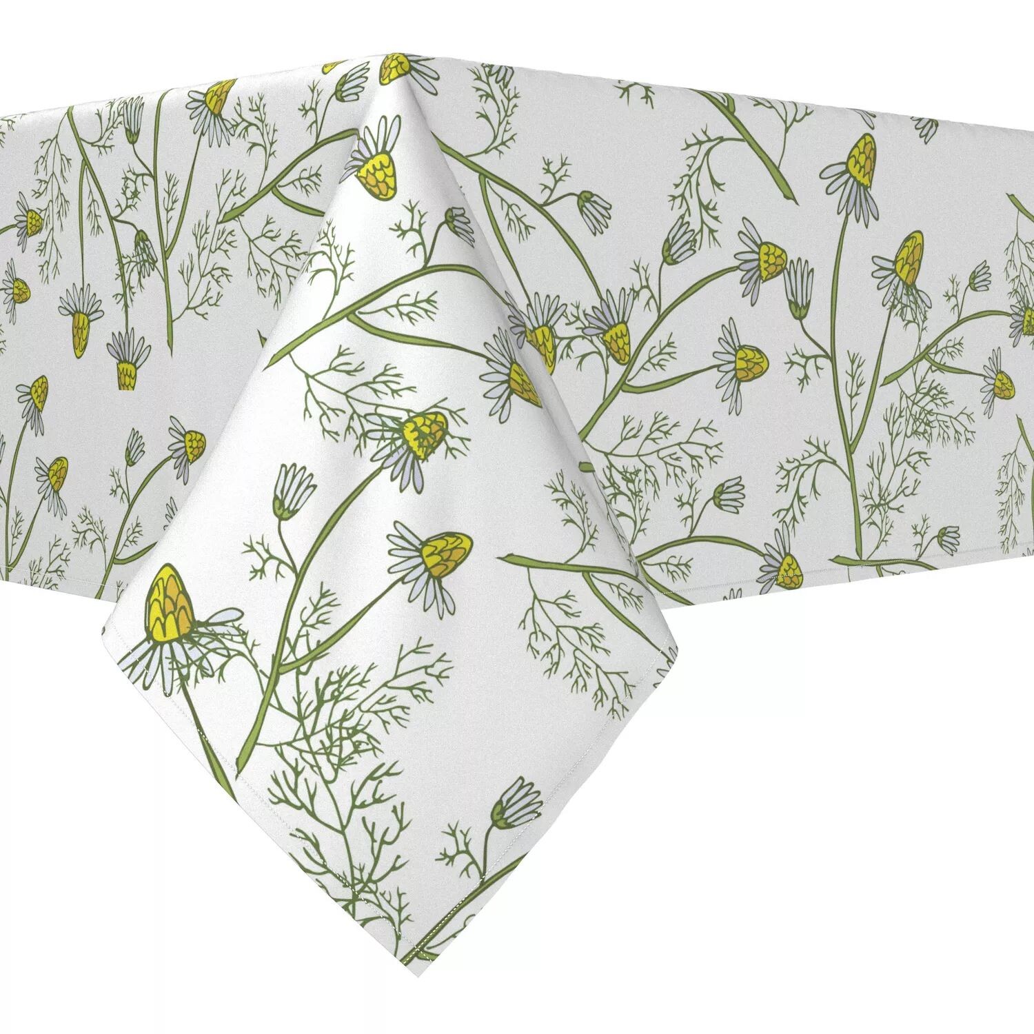 

Квадратная скатерть, 100% полиэстер, 60х60 дюймов, Natures Flowers