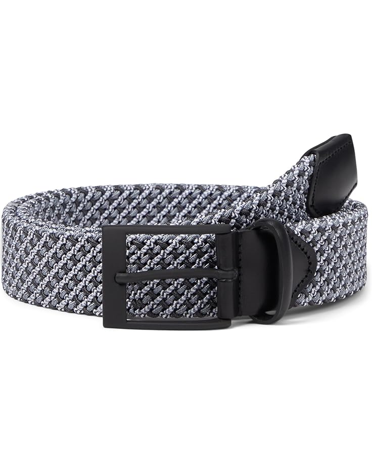 

Ремень Johnston & Murphy Tubular Woven Belt, цвет Grey/White