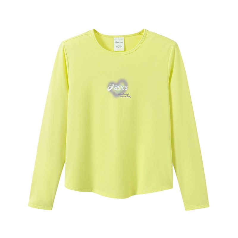 

Детская футболка Quick Dry для спорта подростки ASICS, желтый