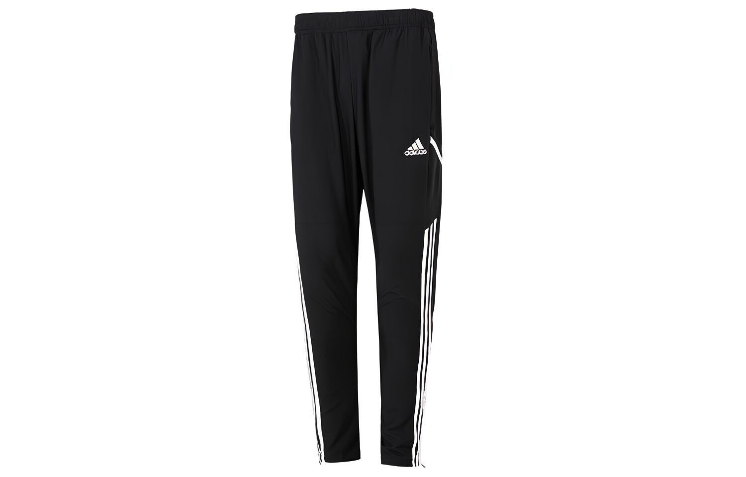 

Трикотажные спортивные штаны мужские черные Adidas, черный