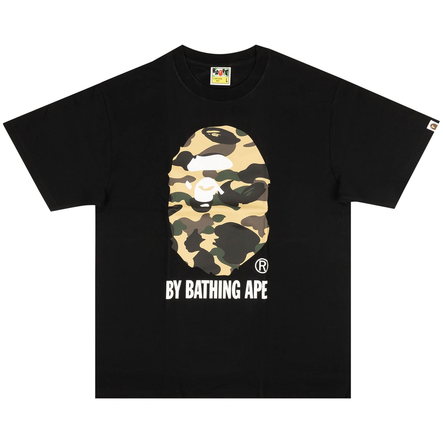 

Футболка BAPE Camo Big Ape Head, черная