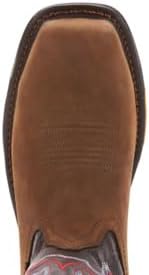 Мужские ботинки Ariat Workhog Xt с широким квадратным носком и углеродным защитным носком, черный/коричневый/темно-коричневый — фото 2