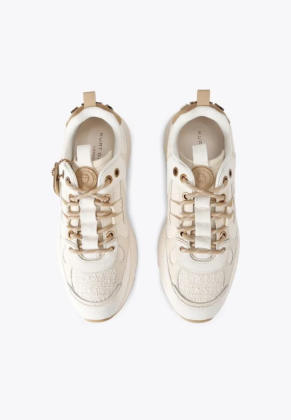 Кроссовки для бега Kurt Geiger London, Cream Comb — фото 4