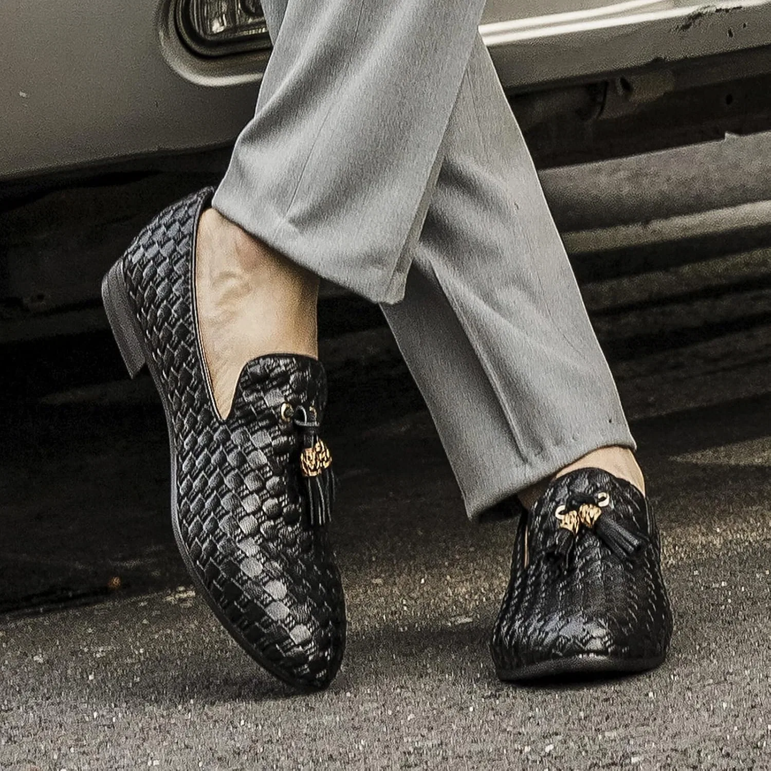 Лоферы мужские Meijiana, модель Loafers, черный — фото 2