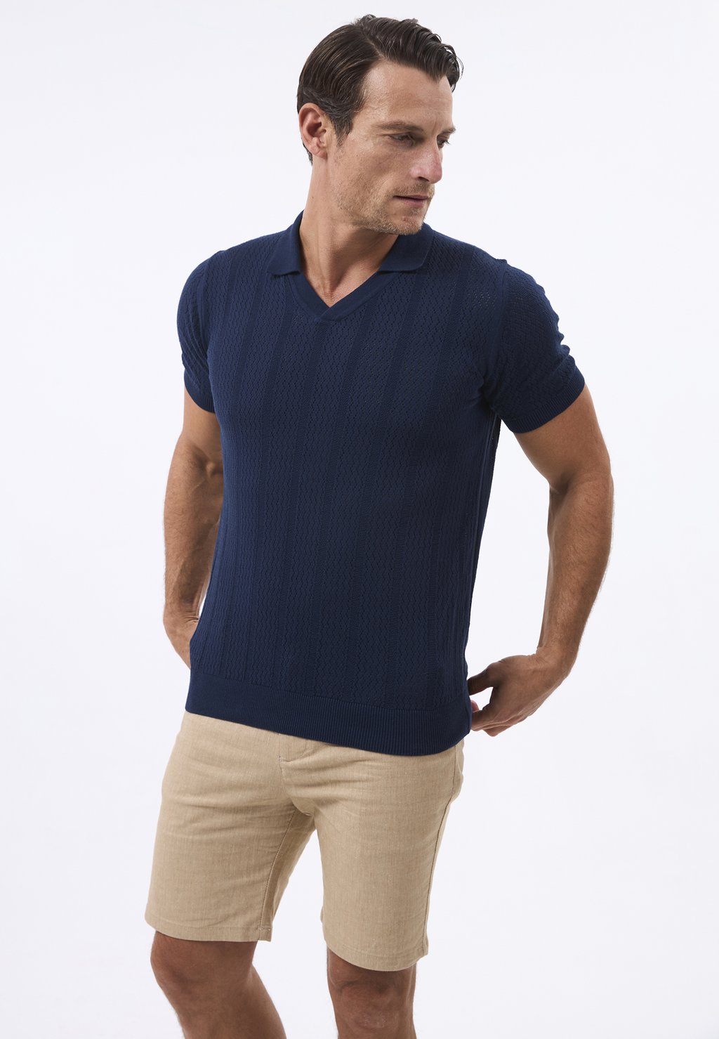

Рубашка поло SHORT SLEEVE Felix Hardy, темно-синий