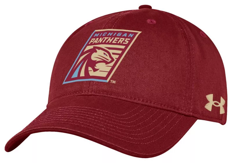 

Красная неструктурированная регулируемая шапка Under Armour для взрослых UFL Michigan Panthers Cardinal