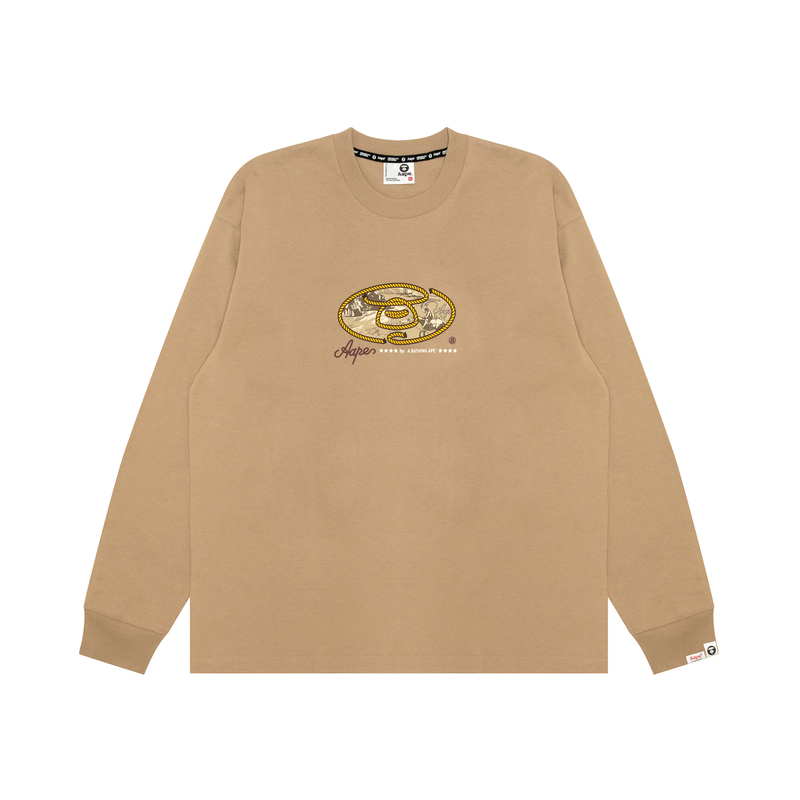 

Футболка с принтом логотипа A Bathing APE Aape, желтый