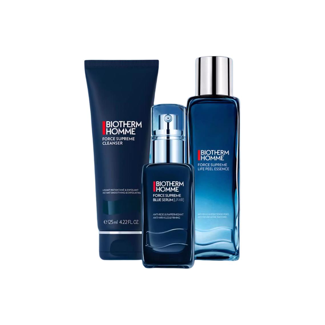

BIOTHERM Набор для ухода за кожей Biouquan Blue Diamond Wrinkle Reducing Cleanser Water Essence для увлажнения и питания 125мл+150мл+60мл