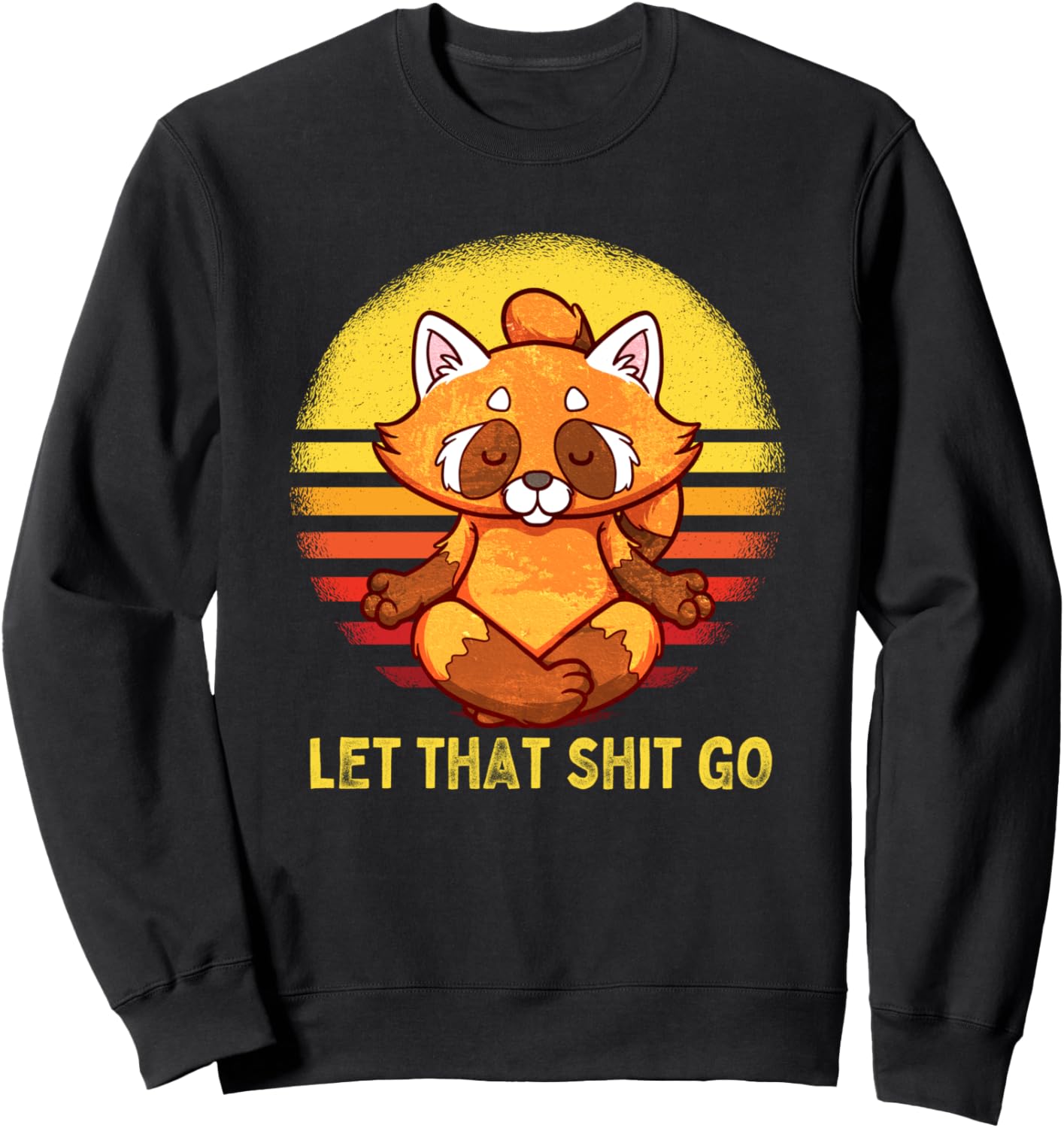 

Забавная футболка с изображением малой панды, милая одежда для йоги и медитации, одежда для собак, животных, товары для мужчин, женщин и детей, тренерская одежда Cute Animal T-Shirt, черный